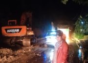 Hujan Deras Sebabkan Longsor di Poros Messawa-Sumarorong, Akses Jalan Sempat Terputus