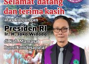 Presiden Joko Widodo Dijadwalkan Kunker di Mamasa, Ketua PKB-GTM: Semoga Berdampak Positif