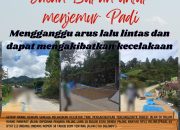 Menjemur di Badan Jalan Dapat Dipidana Penjara, Berikut Penjelasan Kasatlantas Polres Mamasa