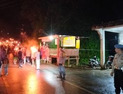 Polisi Amankan Malam Takbiran Iduladha di Desa Panetean Mamasa