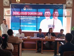 Gema Mamasa Deklarasikan Dukungan ke Pasangan Bacagub Sulbar SDK-JSM