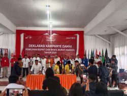 Deklarasi Kampanye Damai, Ketiga Paslon Bupati dan Wakil Bupati Mamasa Sepakati 3 Hal Ini