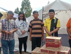 Santuni Korban Kebakaran di Balla, Welem Sambolangi Sampaikan Penguatan Iman