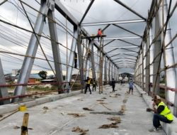 Tiga Bulan Ditutup, Jembatan Masamba Diuji Coba Besok