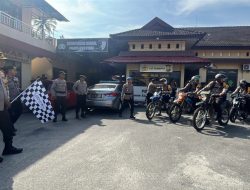 Kapolres Lutra Lepas 65 Personel Amankan TPS di Wilayah Kecamatan Pegunungan