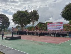 Tindaklanjuti SK Gubernur, Polres Mamasa Laksanakan Apel Siaga Bencana