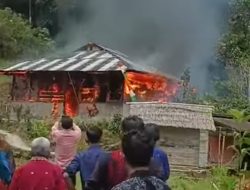 Dua Rumah Warga di Rantim Terbakar, Rata dengan Tanah