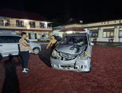 Pengemudi Diduga Mabuk, Minibus Tabrak Pengendara Motor di Masamba