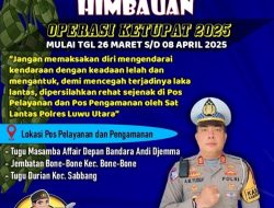 Kasat Lantas Polres Luwu Utara Imbau Pemudik Lebaran tidak Mengendara Saat Mengantuk