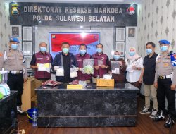 Polda Sulsel Musnahkan Narkoba Senilai Rp 4,9 Miliar, Dua Pengedar Terancam Hukuman Mati