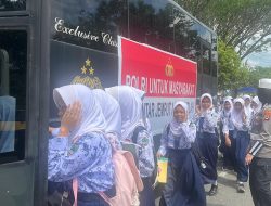 Peduli Pendidikan, Polres Luwu Utara Sediakan Bus Sekolah Gratis untuk Pelajar