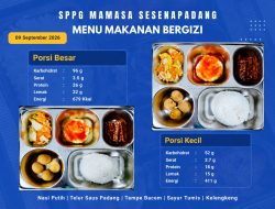 SPPG Sesenapadang Salurkan Makan Bergizi Gratis, Sasar 2.259 Penerima di Mamasa