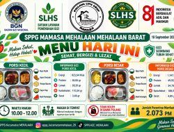 Tak Hanya Pelajar, MBG SPPG Mehalaan Barat Jangkau 523 Penerima dari Kelompok 3B