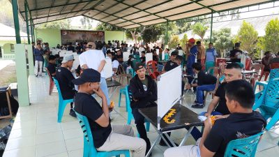 512 Pasang Adu Gengsi, Lomba Domino HUT ke-81 TNI Ramaikan Makodim Polman
