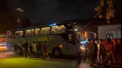 Bus Remaja Jaya Tabrak Motor di Sabbang, Pengendara Meninggal Dunia di TKP