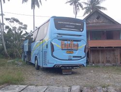 Pasca Kecelakaan, Bus Remaja Jaya Terparkir 1,4 Kilometer dari Mapolres: Identitas PO Ditutup Kardus