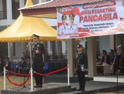 Perdana Pimpin Upacara, Kapolres Bawa Pesan Pancasila untuk Luwu Utara