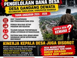 Aktivis Mamasa Desak Kejari Periksa Dana Desa Gandang Dewata 2024–2026